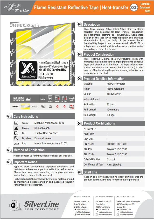 XM-8010C: Technical datasheet