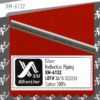 XM-6132 FR-PIPING, 3mm width