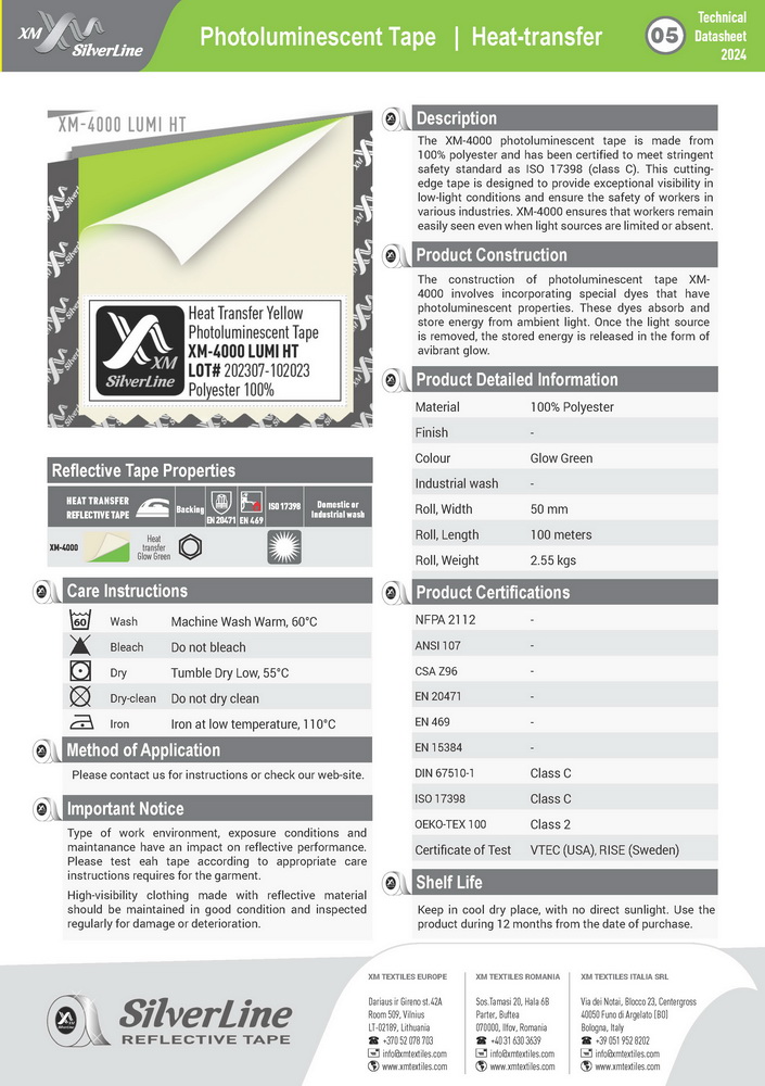 XM-4000: Technical datasheet