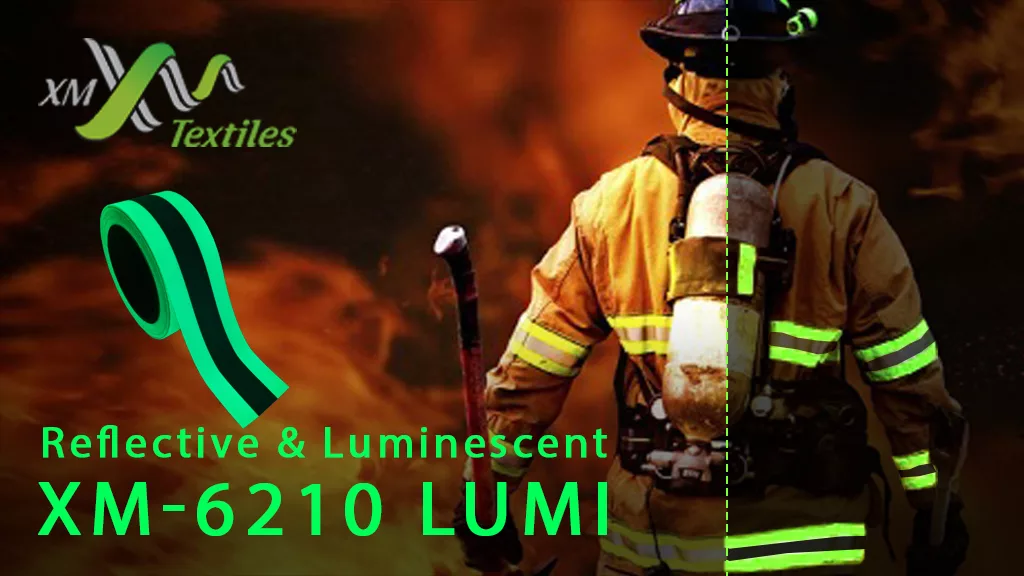 NEW PRODUCT - XM-6210: 2-in-1 Luminous-Reflective tape NEW PRODUCT - XM-6210: 2-in-1 Luminous-Reflective tape